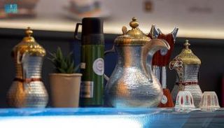 القهوة السعودية حاضرة بمعرض الرياض للكتاب