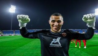 مصطفى زغبة حارس مرمى ضمك