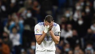 كريم بنزيما مهاجم ريال مدريد