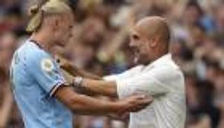 الدوري الإنجليزي.. جوارديولا يفاجئ هالاند بطلب غريب في ديربي مانشستر
