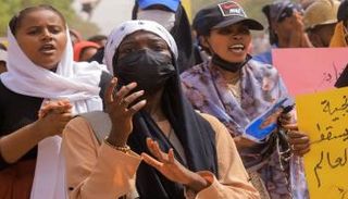 جانب من احتجاجات سابقة في الخرطوم - أرشيفية