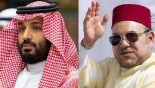 العاهل المغربي وولي العهد السعودي