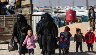 عائلات تنظيم داعش في مخيم الهول السوري -أرشيفية