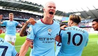 إيرلينج هالاند مهاجم مانشستر سيتي