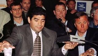 يوهان كرويف ودييجو مارادونا