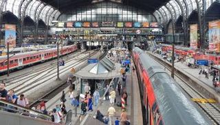 محطة قطار في ألمانيا- أرشيفية