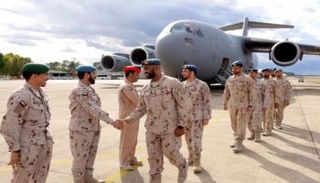 جانب من مشاركة القوات الإماراتية في تمرين VOLFA 2022