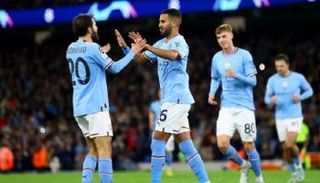 رياض محرز نجم مانشستر سيتي ضد كوبنهاجن