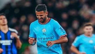 رياض محرز لاعب مانشستر سيتي الإنجليزي