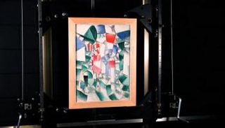 العمل المفقود كان على خلفية لوحة أخرى