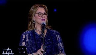 عزيزة جلال في حفل السعودية