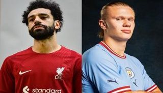 هالاند نجم مانشستر سيتي ومحمد صلاح نجم ليفربول