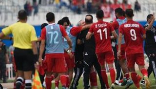 من مباراة الأهلي والاتحاد المنستيري في دوري أبطال أفريقيا