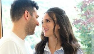 مراد يلدريم وزوجته إيمان الباني