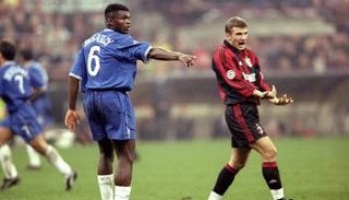 من مباراة تشيلسي وميلان في دوري أبطال أوروبا موسم 1999-2000