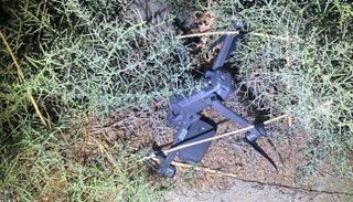 المسيرة التي أسقطها الجيش الإسرائيلي