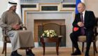 محمد بن زايد خلال لقائه بوتين: ناقشنا الأزمة الأوكرانية والإمارات تسعى لتعزيز السلام والاستقرار بالعالم