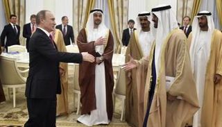 لقاء سابق بين الشيخ محمد بن زايد وبوتين