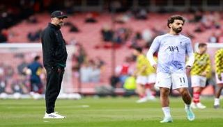 محمد صلاح مع يورجن كلوب