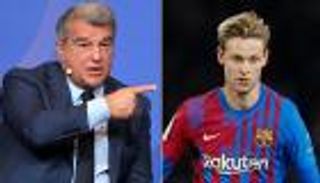 قبل كلاسيكو ريال مدريد.. فرينكي دي يونج يحرج رئيس برشلونة