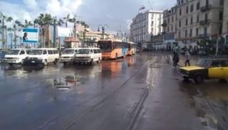 أمطار على محافظة الإسكندرية