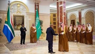 جانب من توقيع مذكرات التفاهم بين السعودية وجنوب أفريقيا