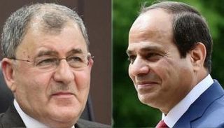 الرئيسان المصري والعراقي