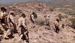 جنود في جبهة كرش في محافظة لحج