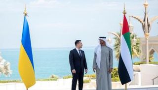 رئيس دولة الإمارات، ونظيره الأوكراني- أرشيفية