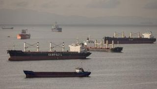 سفن محملة بالحبوب الأوكرانية