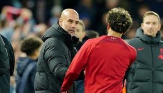 محمد صلاح وبيب جوارديولا