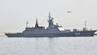 جانب من المناورات البحرية الجزائرية الروسية