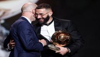 كريم بنزيما مع زين الدين زيدان