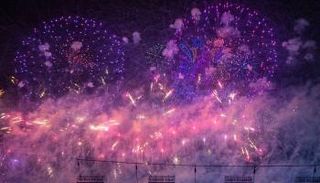 مشهد من افتتاح موسم الرياض 2022