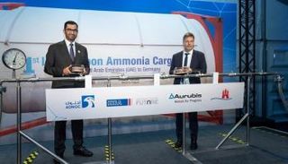 أول شحنة من الأمونيا الإماراتية تصل ألمانيا