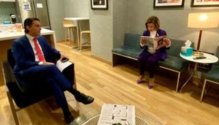 هوكشتاين قبيل مقابلة برنامج "فيس ذا نيتشين" الأمريكي