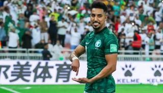 سالم الدوسري نجم المنتخب السعودي