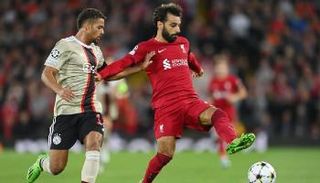 محمد صلاح مهاجم ليفربول ضد أياكس