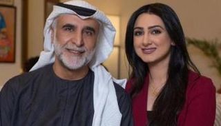 هيفاء حسين رفقة زوجها حبيب غلوم
