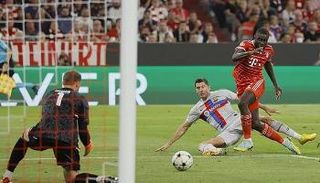 من مباراة برشلونة وبايرن ميونخ في دوري أبطال أوروبا