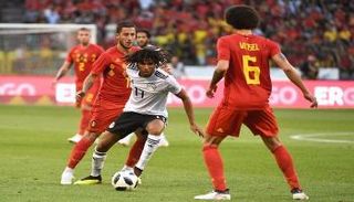 منتخب مصر ضد بلجيكا