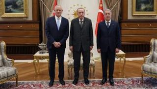 جانتس ونظيره التركي مع أردوغان
