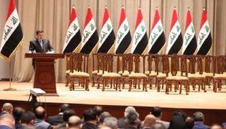 رئيس الحكومة المكلف خلال جلسة البرلمان