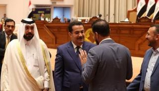 السوداني خلال التكليف بمهام تشكيل الحكومة من قبل البرلمان