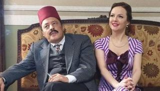 مشهد من مسلسل "الضاحك الباكي"