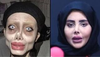 سحر طبر الشهيرة بزومبي أنجلينا جولي