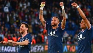 نيمار ومبابي وميسي