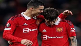 أليخاندرو جارناتشو والنجم كريستيانو رونالدو