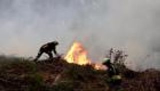 ارتفاع الحرارة يشعل عشرات الحرائق في إسبانيا (صور)