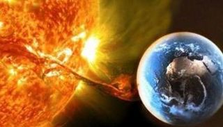العواصف الشمسية قادرة على تدمير الأرض- توضيحية